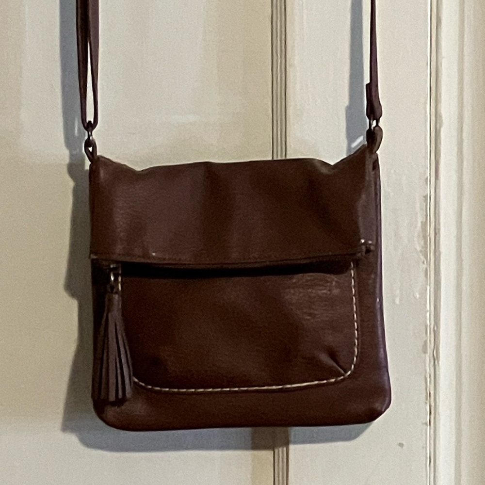 Lucky brand Dark Brown Leather Crossbody